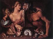 GHEYN, Jacob de II Neptune and Amphitrite df Sweden oil painting artist